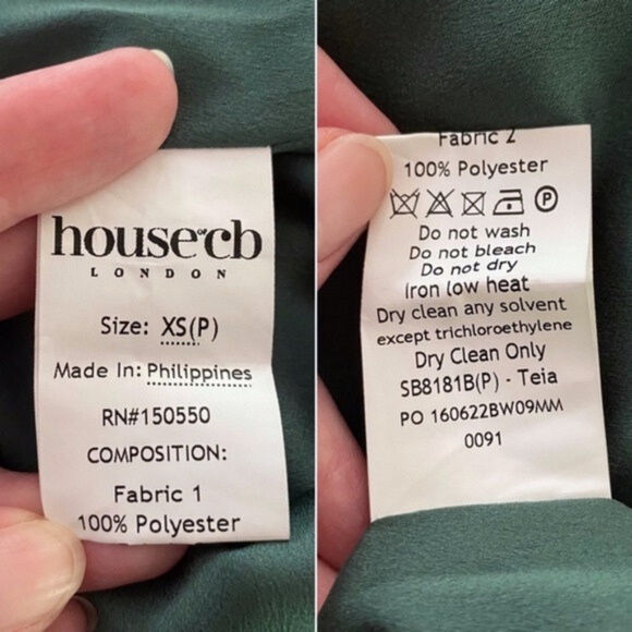 NEW House of CB Teia Dress Forest Pine XS with Plus Cup - Picture 13 of 16